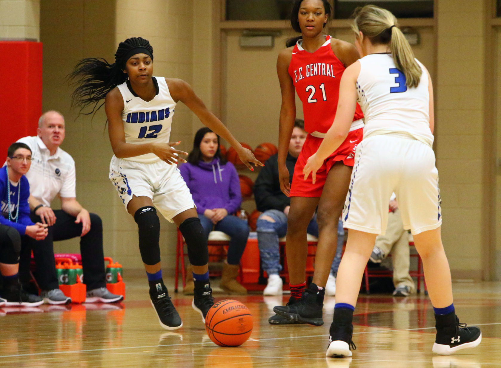 Gallery: Girls Basketball Sectional Finals - E.C. Central vs. Lake Central